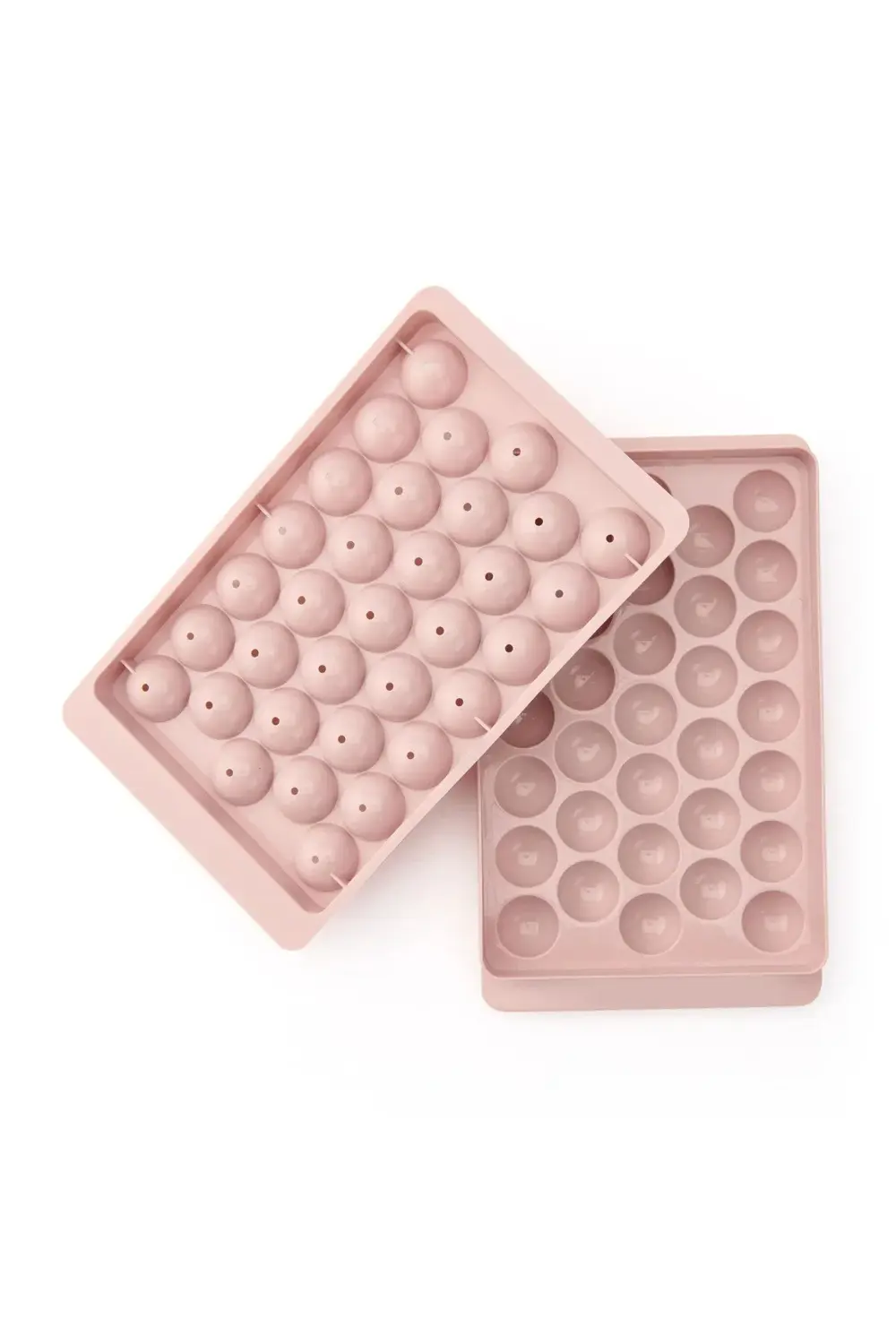 2 Adet 33'lü Küre Buz Kalıbı, Minik Küreler Buzluk, Kokteyl Sunum