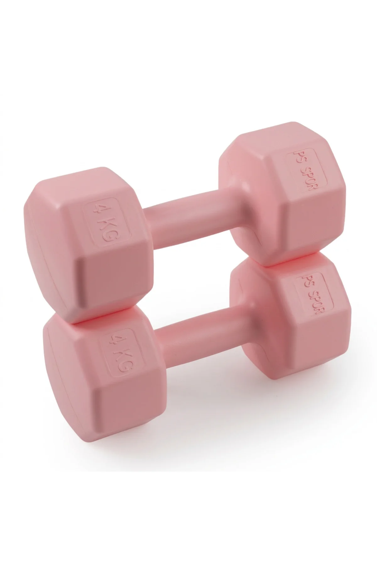 2 Adet 4 KG Pembe Dambıl Seti – 8 KG Toplam Ağırlık, Fitness ve Evde Egzersiz
