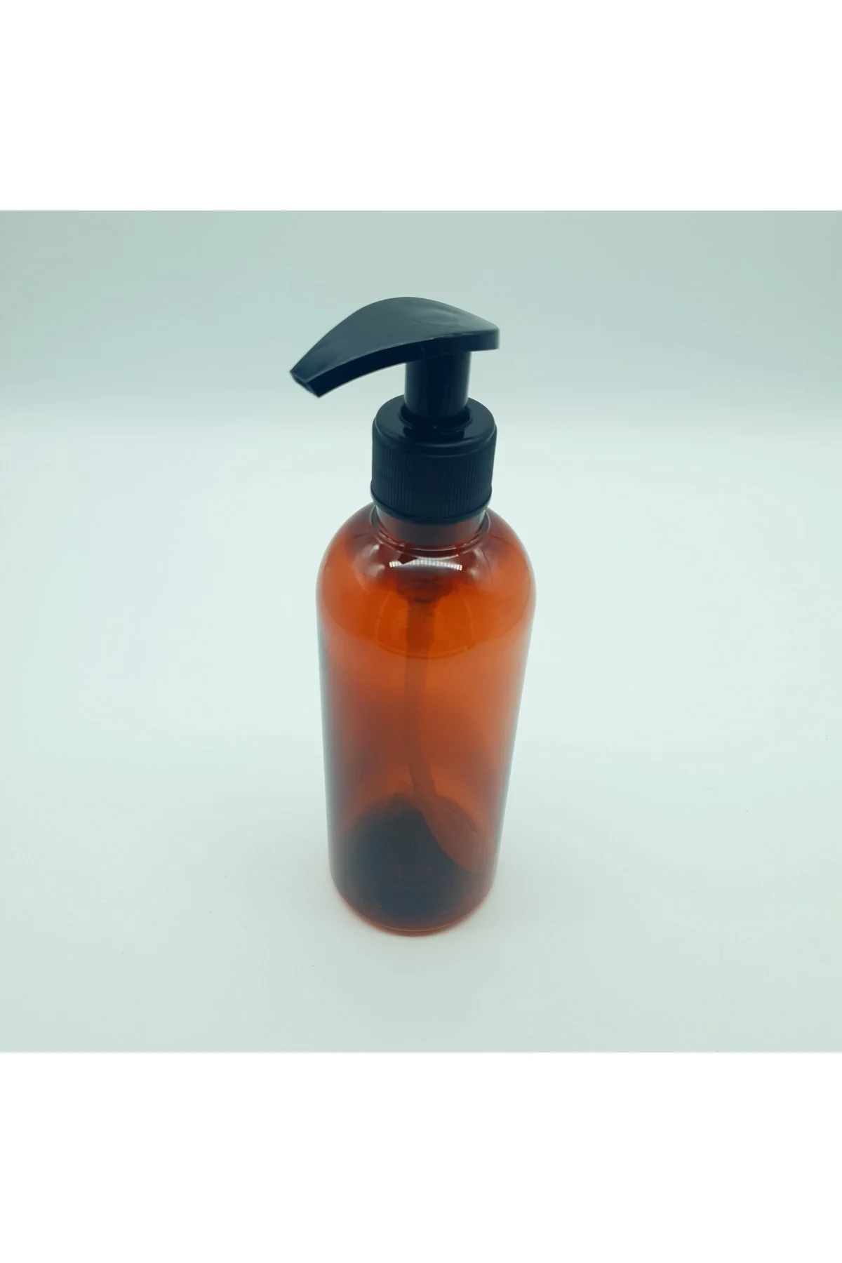 2 Adet 400 Cc Amber Pet Sabun-şampuan Şişesi