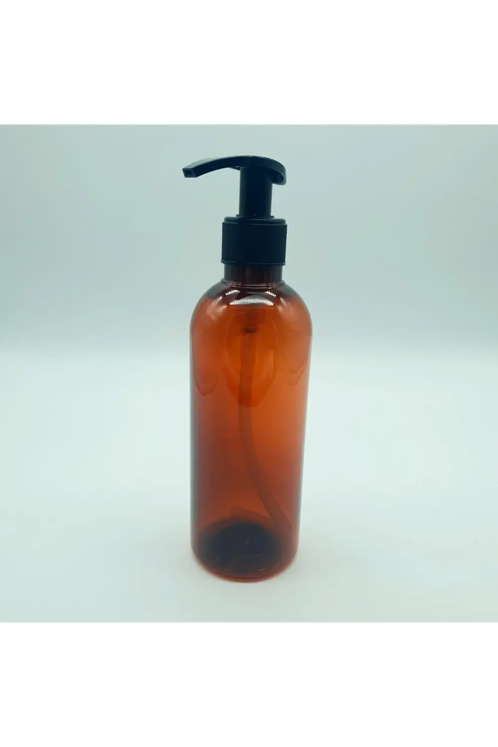 2 Adet 400 Cc Amber Pet Sabun-şampuan Şişesi