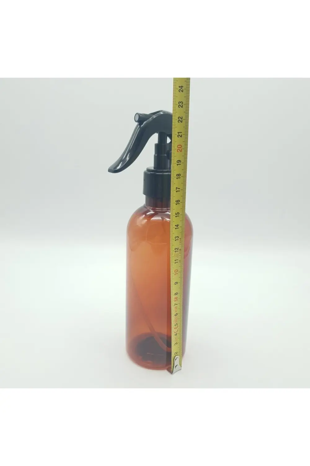 2 Adet 400 Cc Amber Pet Şişe Mermi Model Triger Sprey Kapak