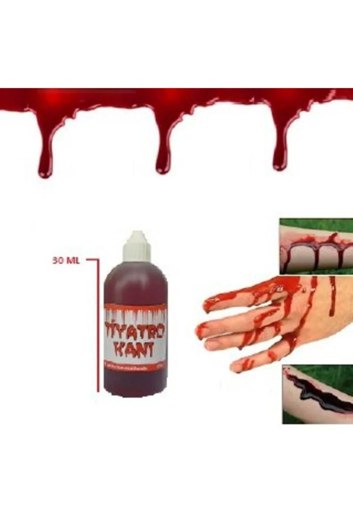 2 Adet 50 Ml Yapay Tiyatro Kanı / Tiyatro-gösteri Kanı / 50 Ml Drakula Şaka Kanı