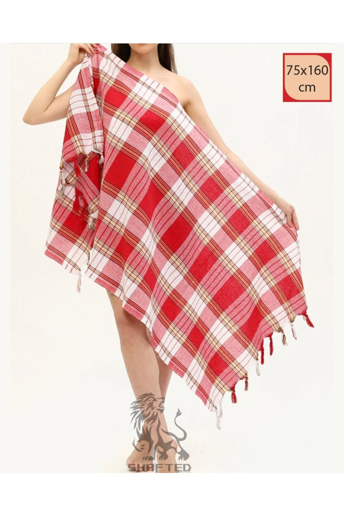 Shafted 2 Adet 75X160cm Peştemal. Klasik Peştemal. Hamam Peştemali. Plaj 