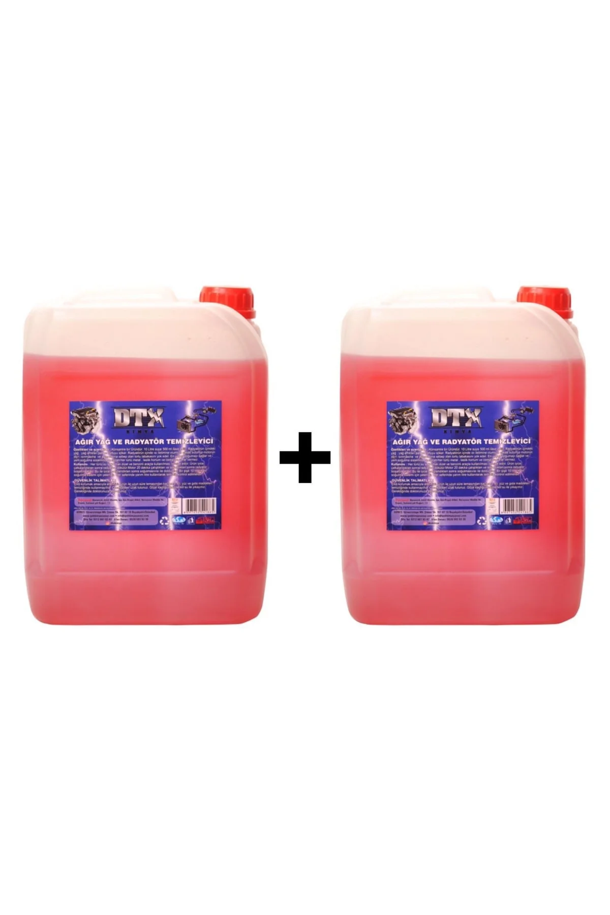 2 Adet Ağır Yağ Sökücü Ve Radyatör Temizleme Ilacı 22 / 25 Litre