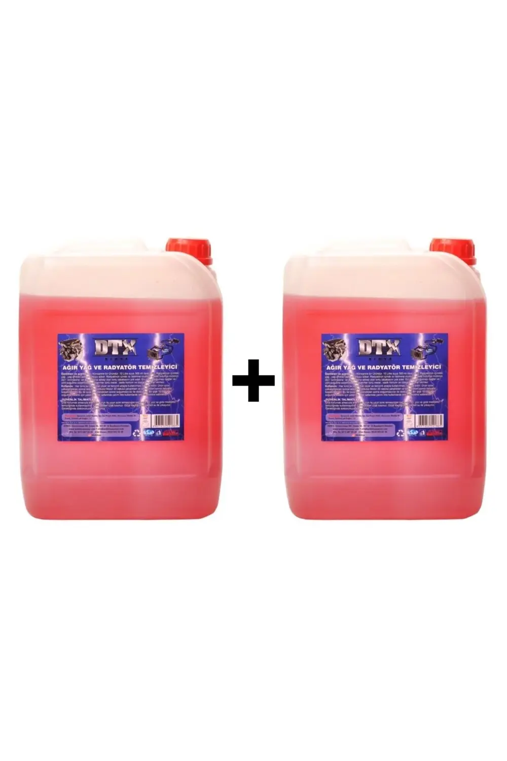 2 Adet Ağır Yağ Sökücü Ve Radyatör Temizleme Ilacı 5 Litre