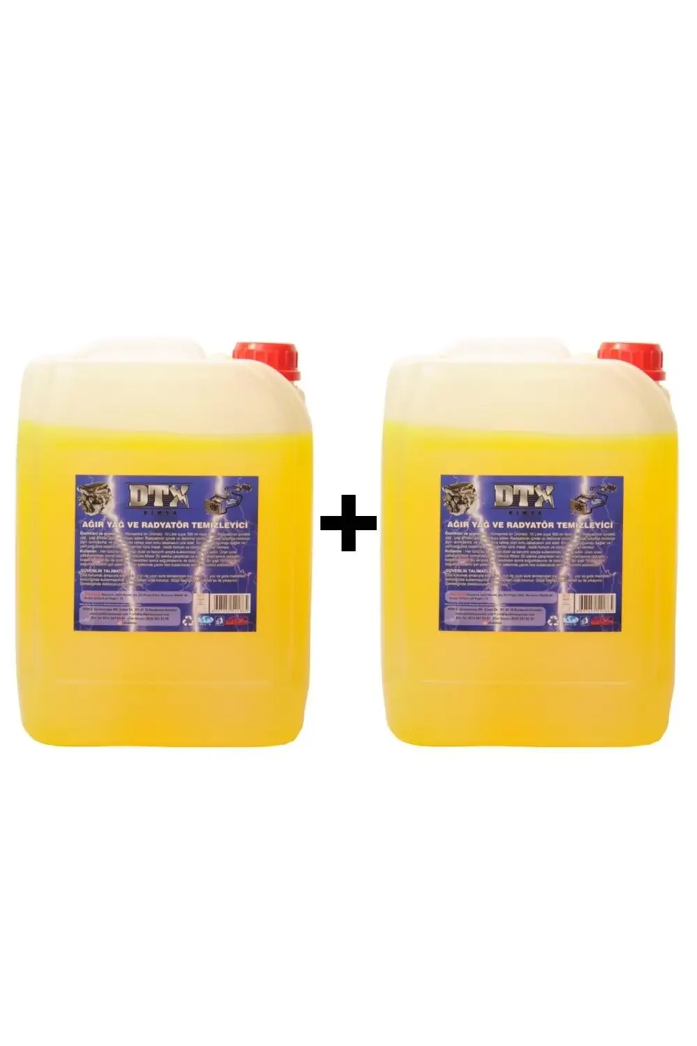 2 Adet Ağır Yağ Ve Radyatör Temizleme Ilacı Sarı ( Kons. 1/10 ) 2