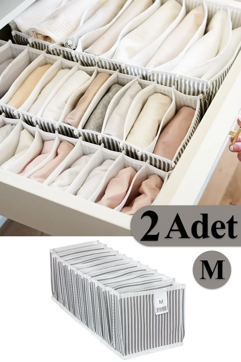 2 Adet Akordiyon Çekmece Ve Dolap Içi Düzenleyici Organizeri Medi