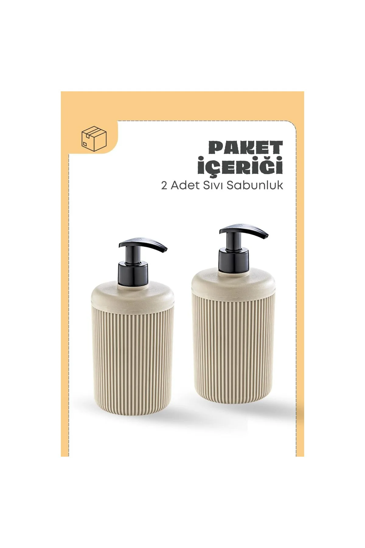 2 Adet Akrilik Sıvı Sabunluk Mutfak Banyo Sabunluk Seti- 400 ml C