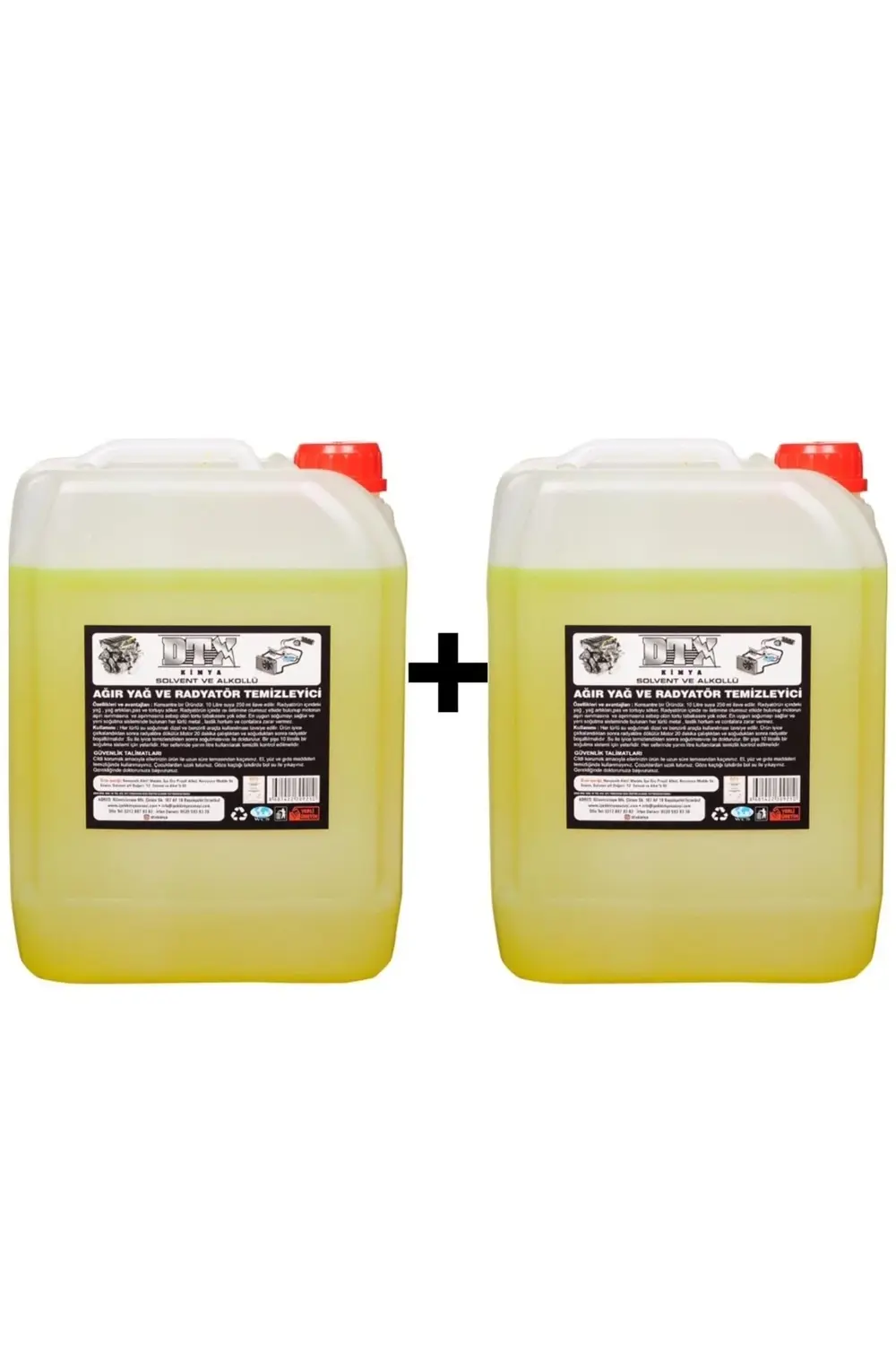 2 Adet Alkollü Ağır Yağ Ve Radyatör Temizleme Sıvısı 5l