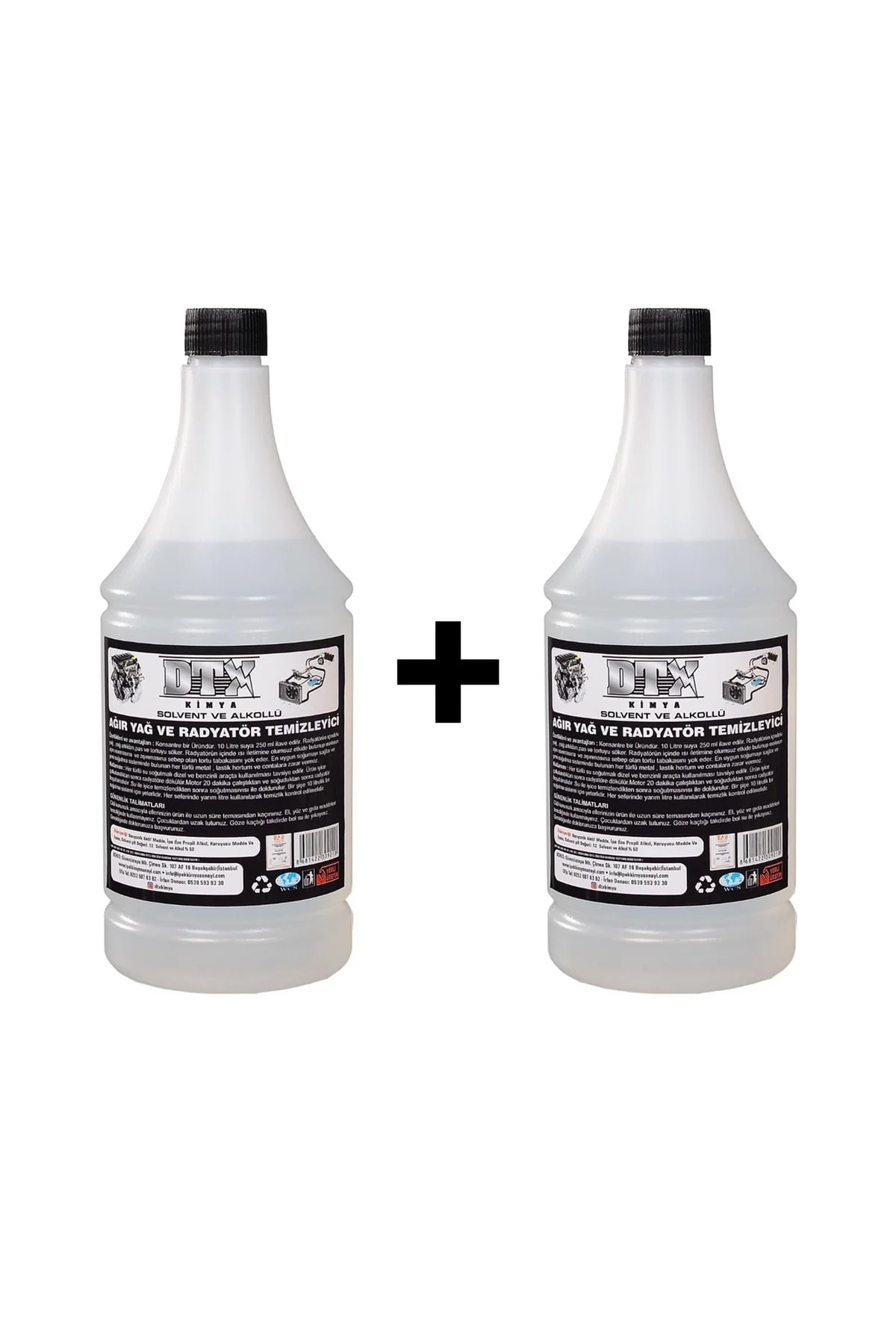 2 Adet Alkollü Intercooler Ve Turbo Temizleme Sıvısı 1l Uyumlu