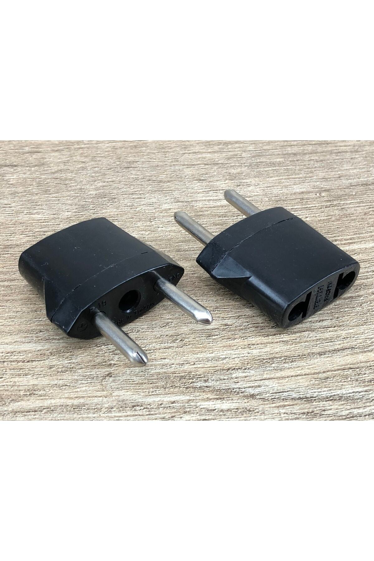 2 Adet Amerikan Tipi Priz Dönüştürücü Elektrik Fiş Çevirici Adapt