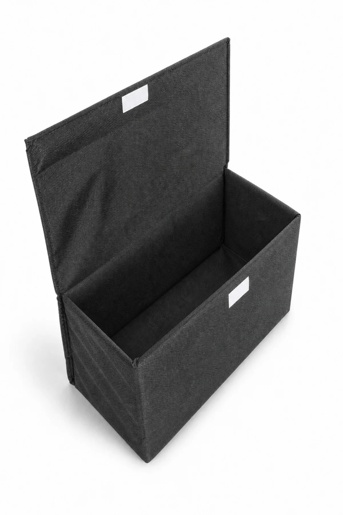 2 Adet Antrasit Kapaklı Dolap İçi Düzenleyici, Katlanabilir Kıyafet Saklama Kutusu, Raf Düzenleyici Organizer Large 40x20x20cm 2 Adet Antrasit Kapaklı Dolap İçi Düzenleyici, Katlanabilir Kıyafet Saklama Kutusu, Raf Düzenleyici Organizer Large 40x20x20cm