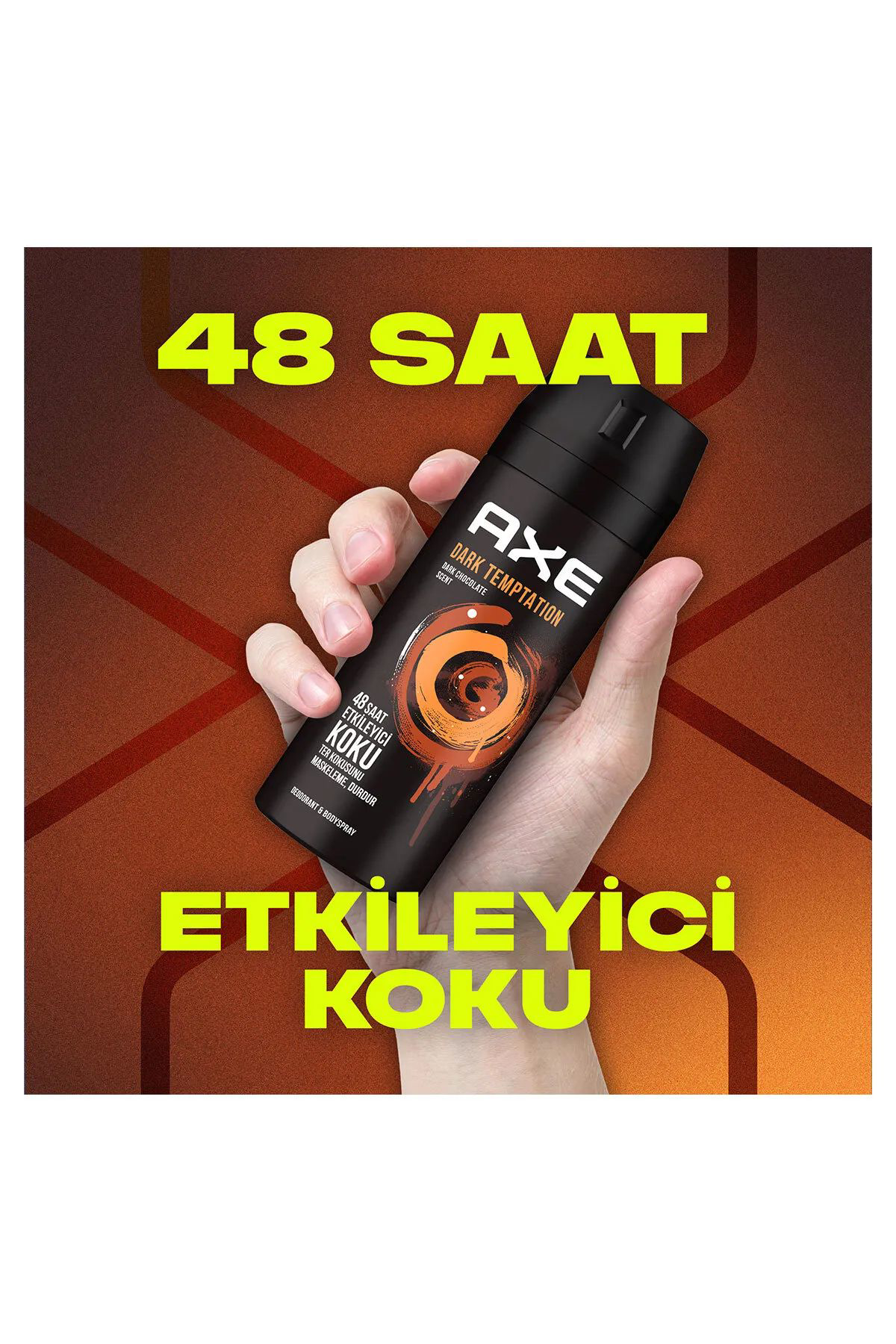 2 Adet Axe Dark Temptatıon Bay Parfüm Kofre 150 ml