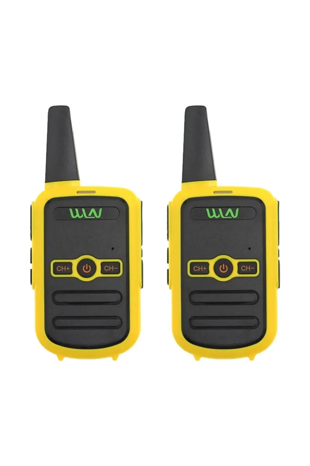 2 Adet Ayarsız Aç Kullan Pratik El Telsizi 16 Kanal Sarı Kasa Tel