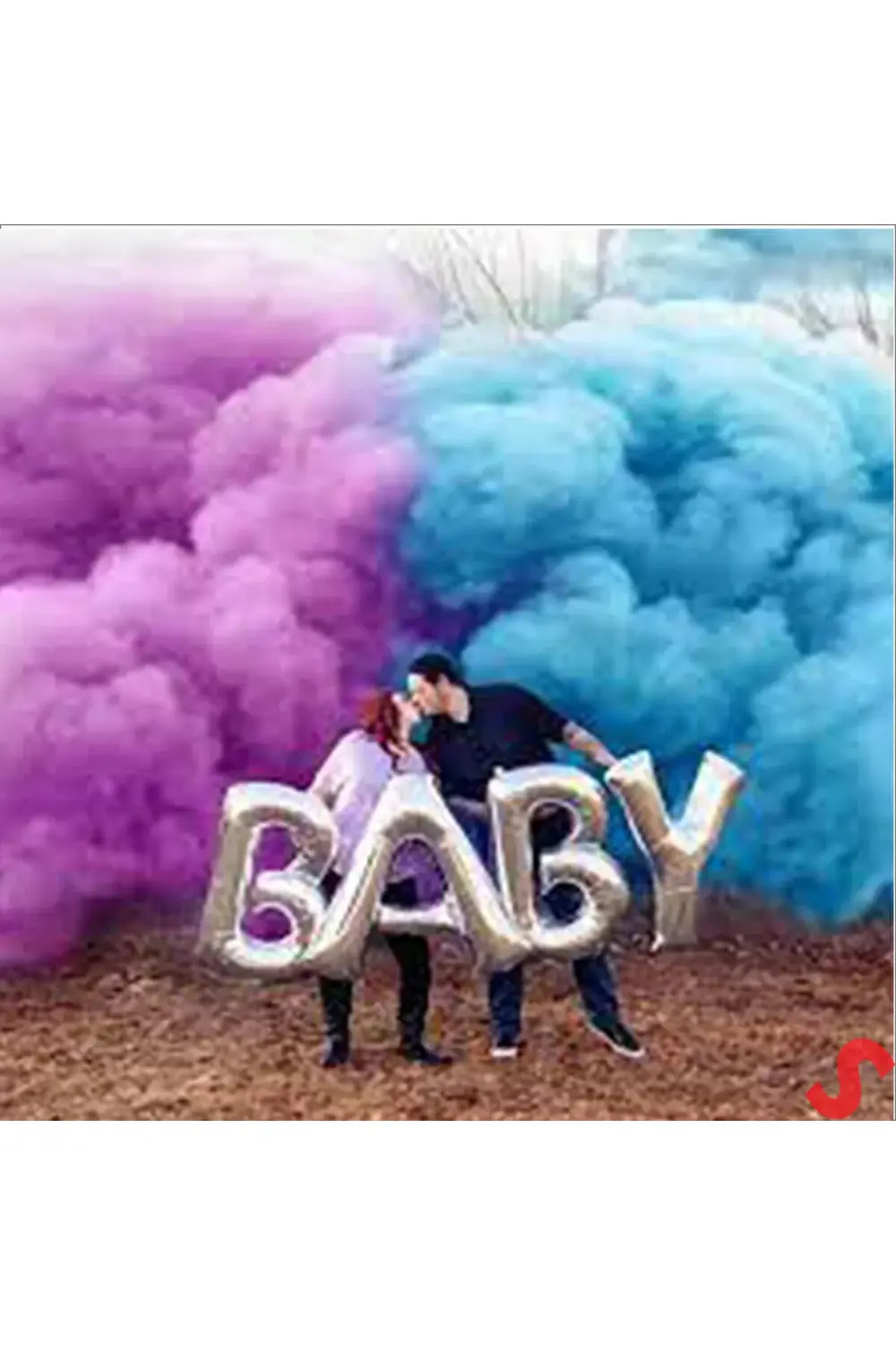 2 Adet Bebek Cinsiyeti Belirleme Partisi Mavi Sis Cinsiyet Belirl