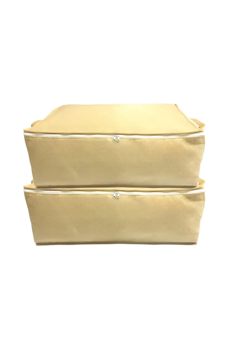 2 Adet Bej Bazaaltı Ve Çekyat Tipi Hurç 62 X 44 X 22 Cm XLarge