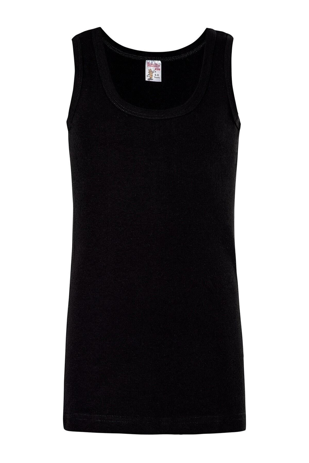 2 Adet Beyaz Renk Ribana Çocuk Atlet