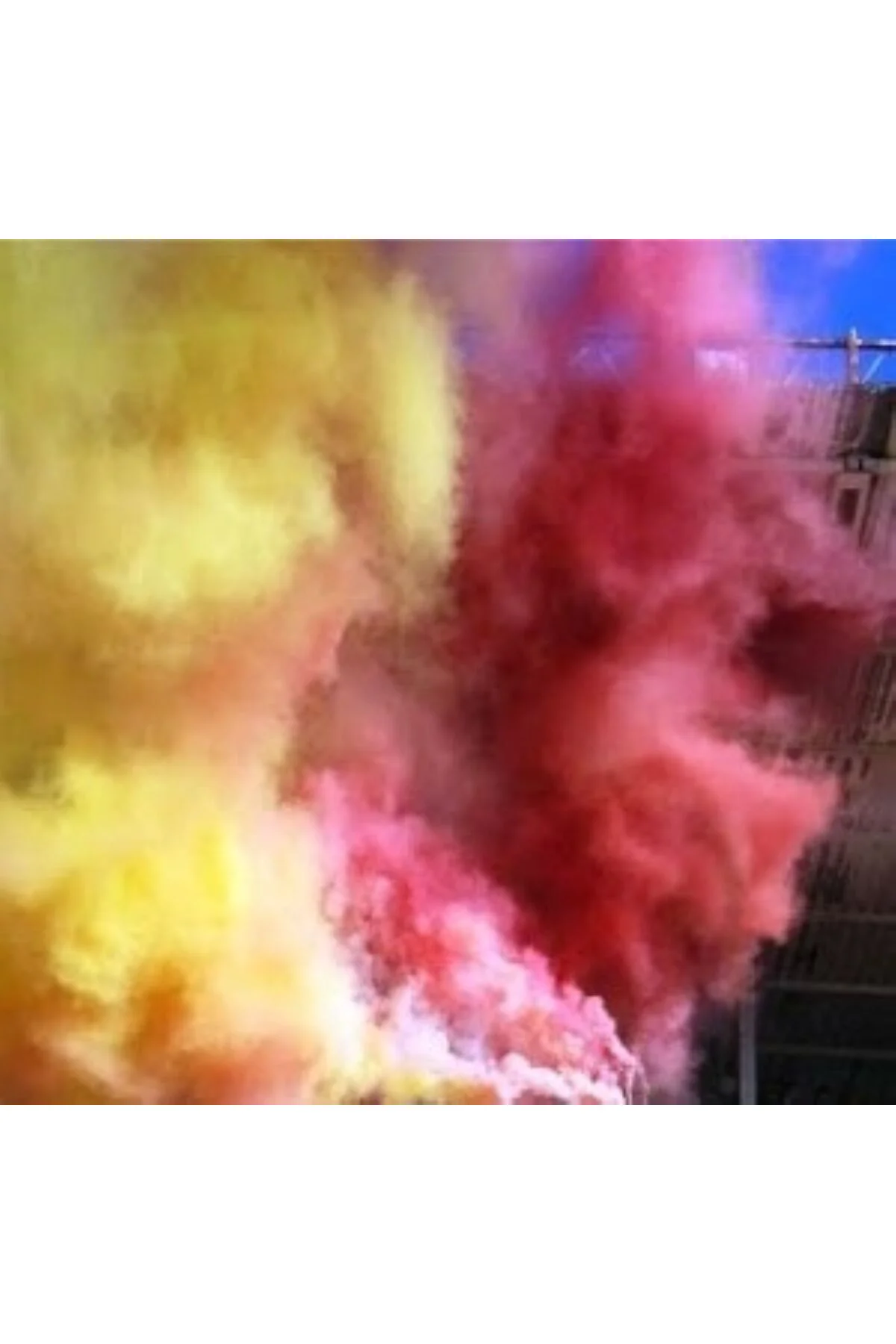 2 Adet Cinsiyet Belirleme Dumanı Renkli Duman Bombası Sis Bombasi1 Renkli Parti Malzemeleri Taraftar Maç Sarı Kırmızı Galatasaray