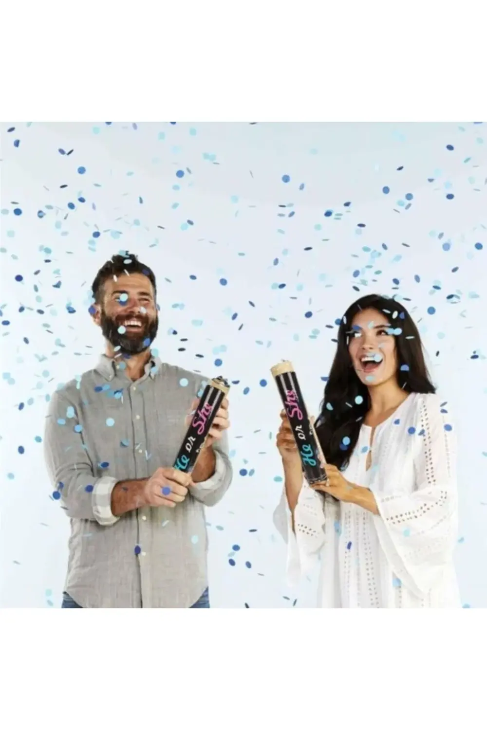 2 Adet Cinsiyet Belirleme Konfeti Pembe Mavi Kızmı Erkekmi Cinsiy