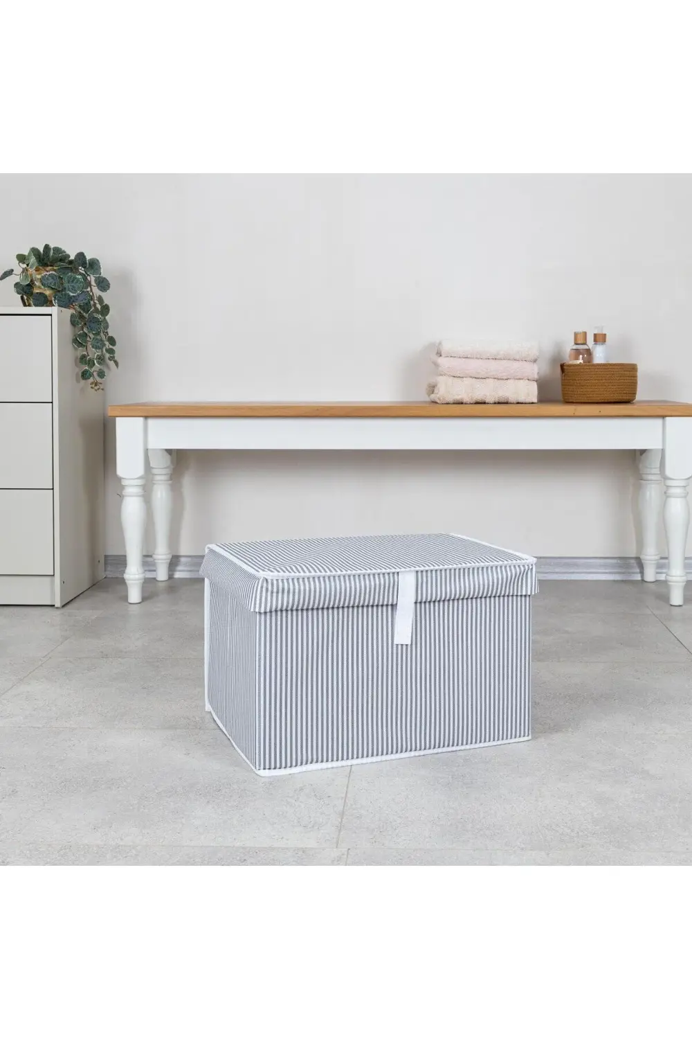 2 Adet Çok Amaçlı Düzenleyici Kutu Mini Boy Gri