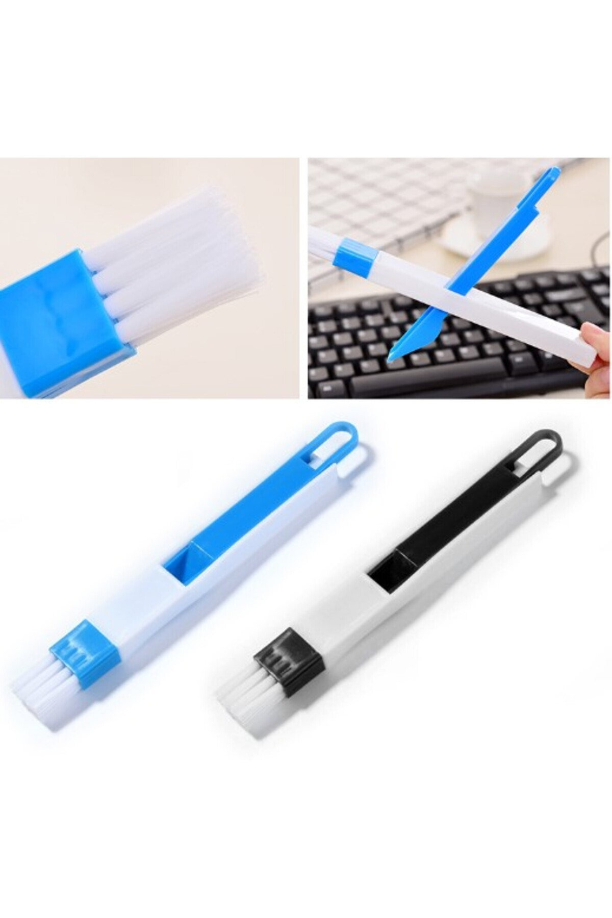 2 Adet Çok Fonksiyonlu Airpods Klavye Ekran Kulaklık Temizleme Fı