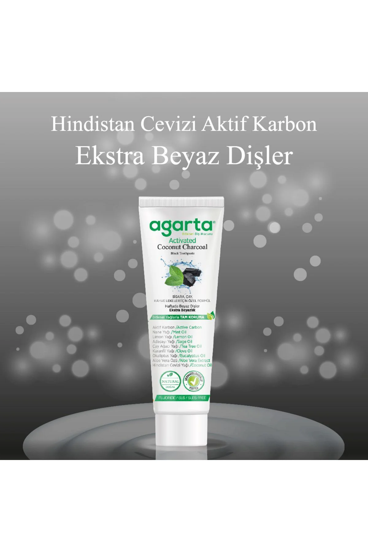 2 Adet Doğal Florürsüz Hindistan Cevizi Özlü Aktif Karbonlu Diş Macunu 100 ml Fiyatı, Yorumları ve Özellikleri