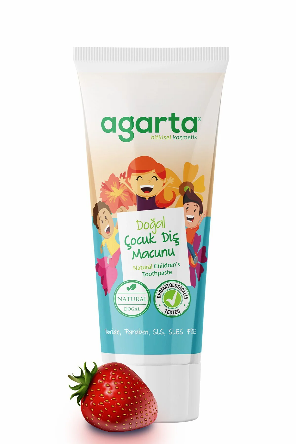 2 Adet Doğal Florürsüz Çocuk Diş Macunu Çilekli 75 ml Fiyatı, Yorumları ve Özellikleri