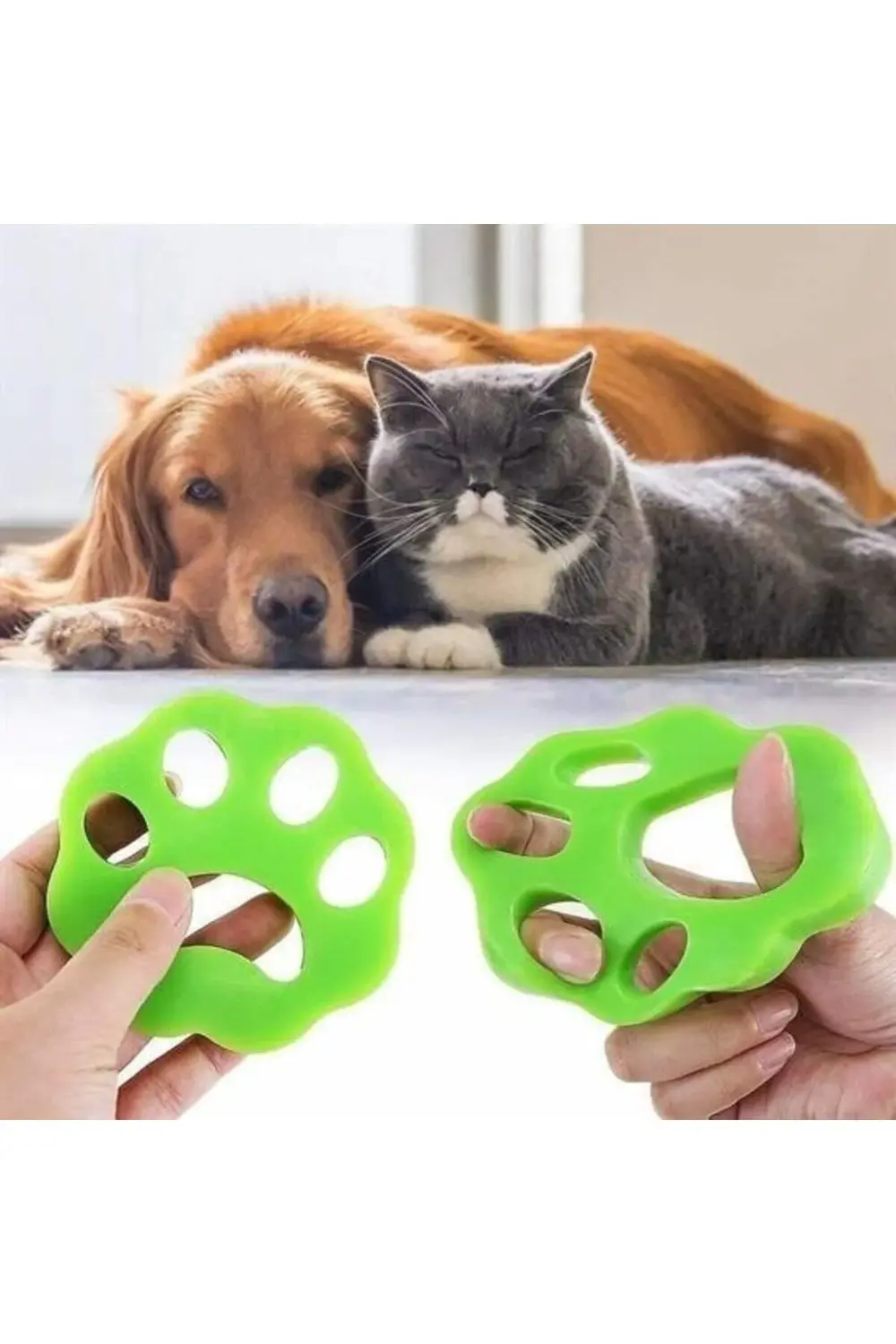 ® 2 Adet Evcil Hayvanlar ve Çamaşır Makinesi İçin Pati Şekilli Re ® 2 Adet Evcil Hayvanlar ve Çamaşır Makinesi İçin Pati Şekilli Re