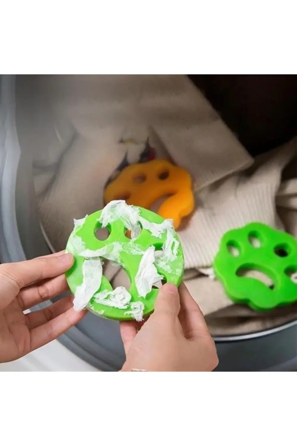 ® 2 Adet Evcil Hayvanlar ve Çamaşır Makinesi İçin Pati Şekilli Re ® 2 Adet Evcil Hayvanlar ve Çamaşır Makinesi İçin Pati Şekilli Re