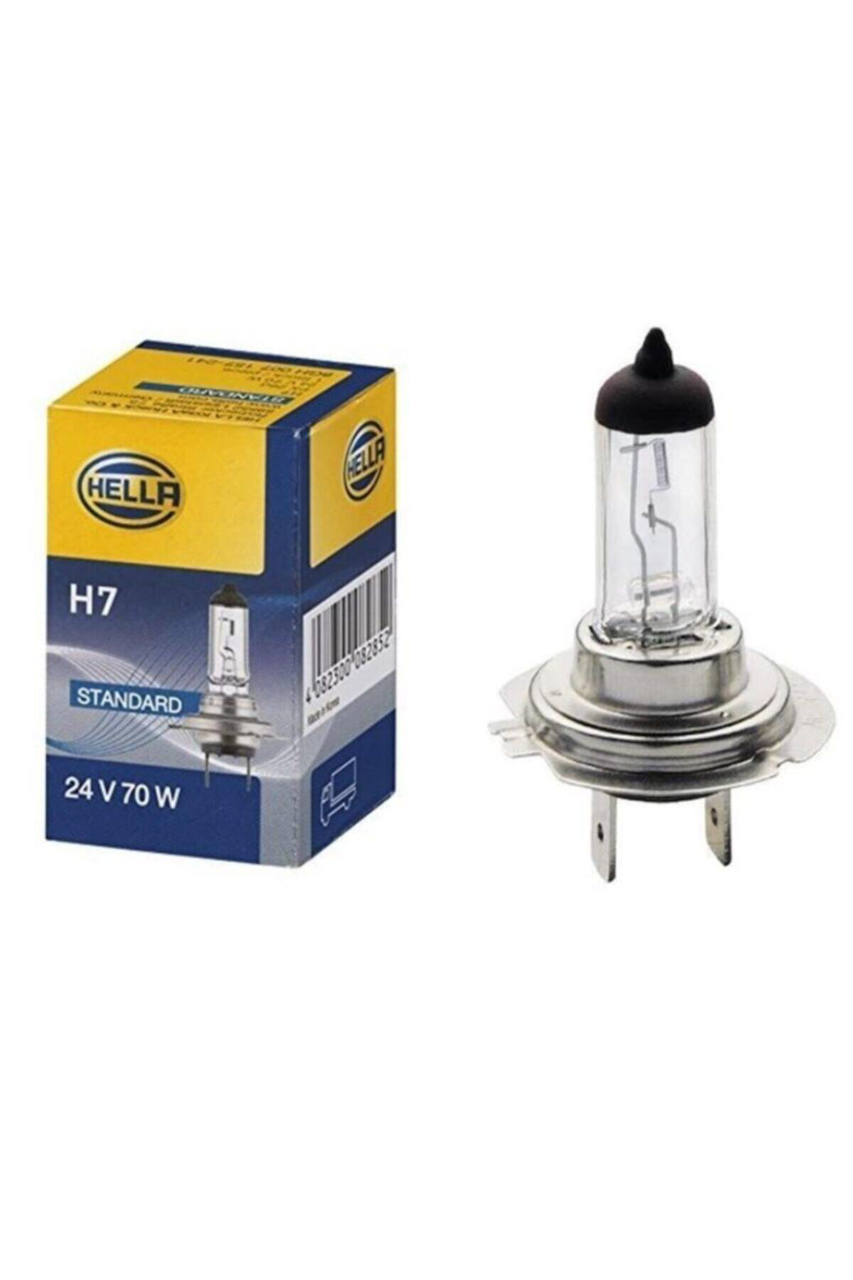 Hella 2 Adet  H7 Ampul 24 Volt Far & Sis Ampulü 70 Watt