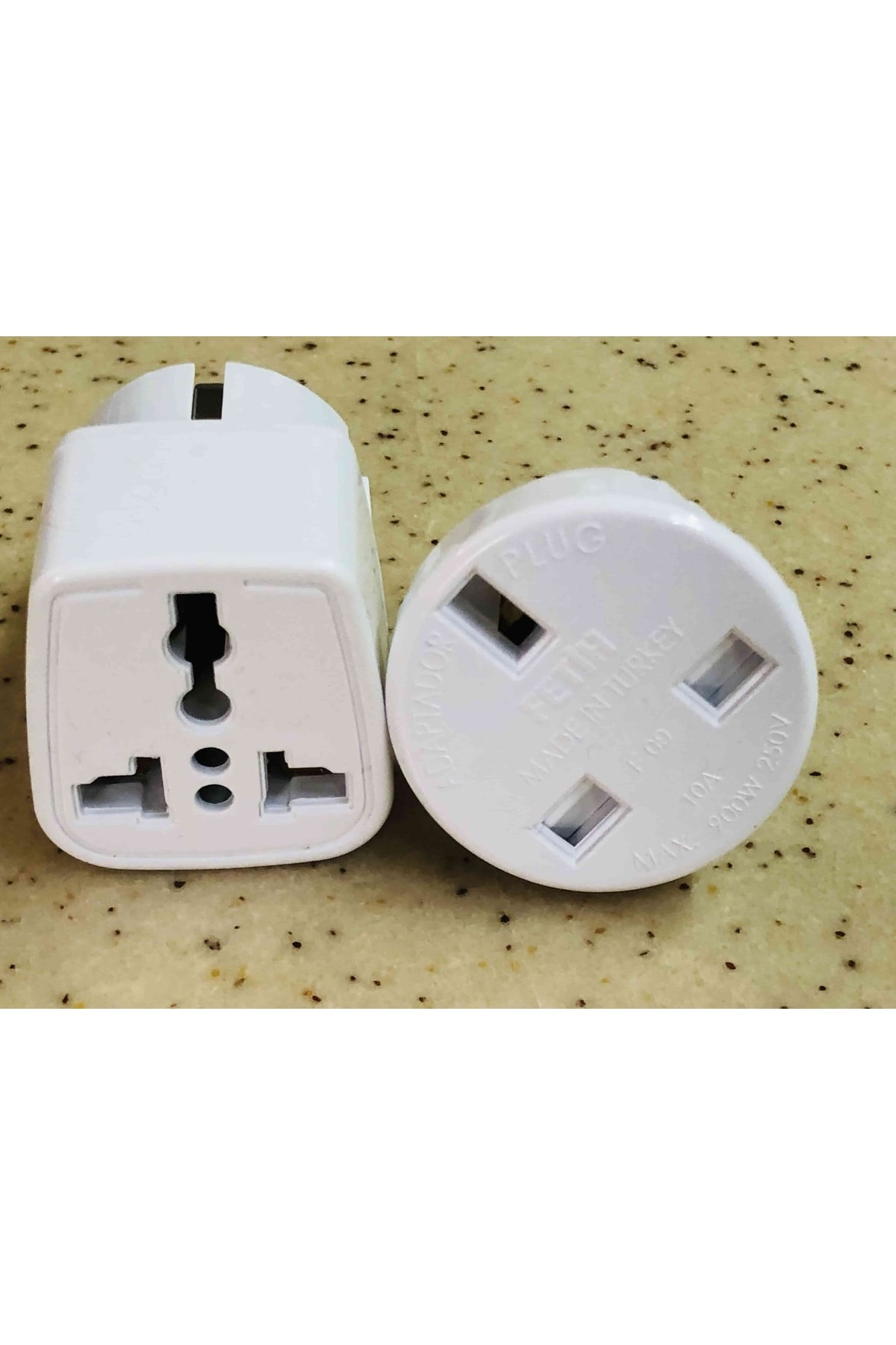 2 Adet Ingiliz Avusturalya Amerikan Uçlu Prizlerini Türk Uçlu Pir