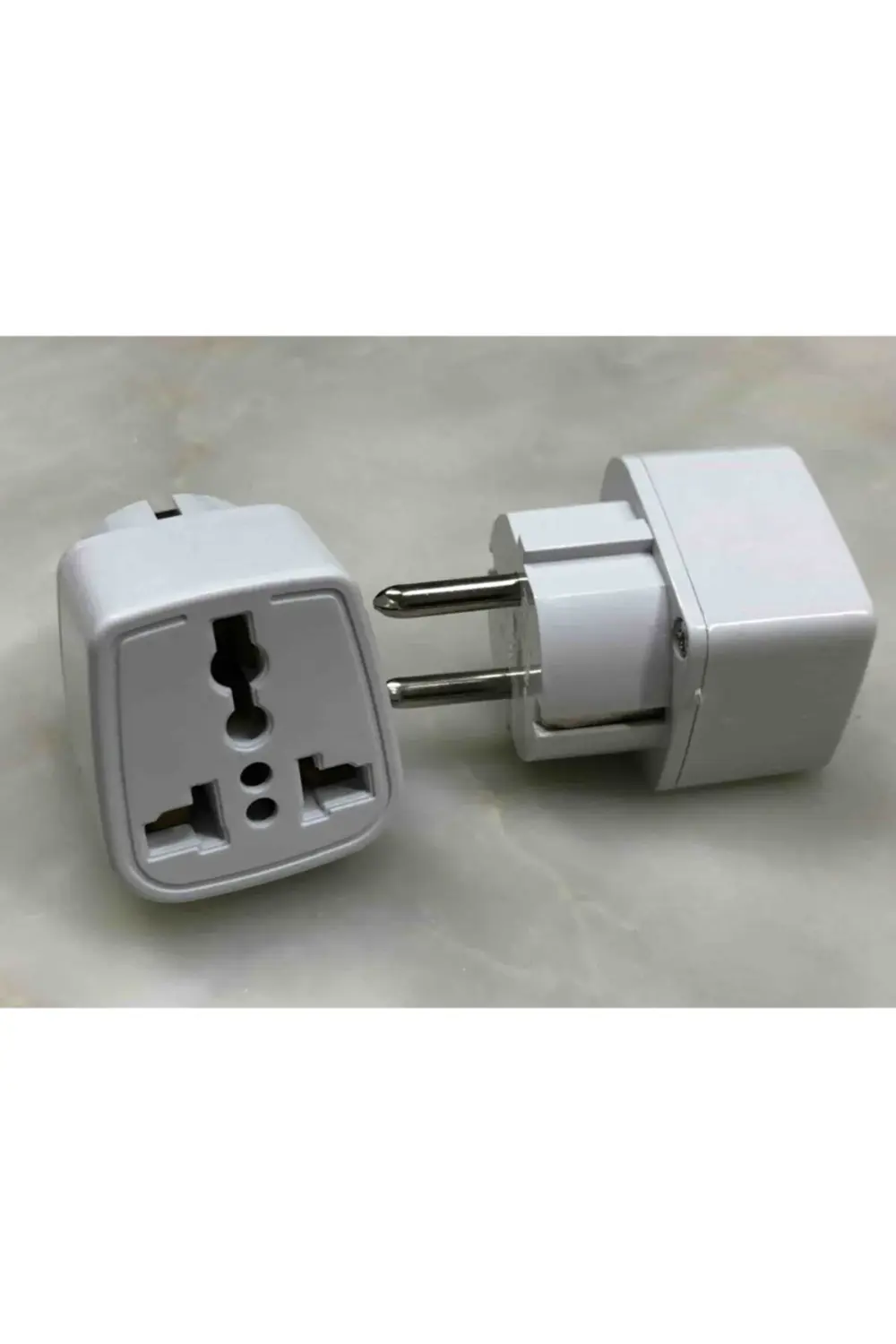 2 Adet Ingiltere Amerikan Fişlerini Türk Tipi Yeni Model Topraklı