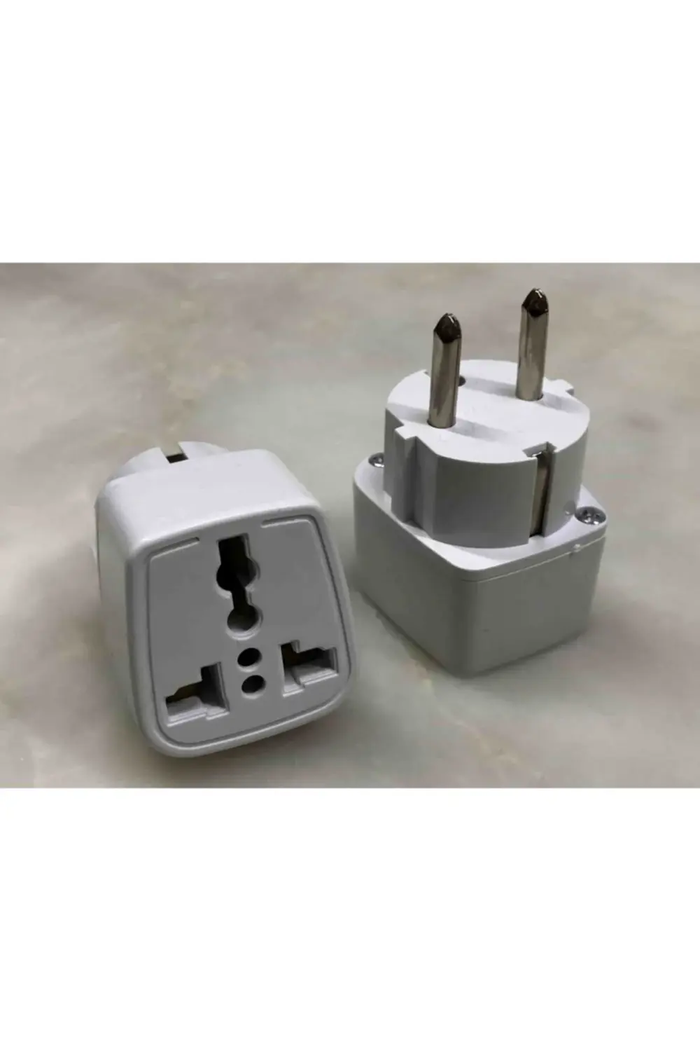 2 Adet Ingiltere Amerikan Fişlerini Türk Tipi Yeni Model Topraklı