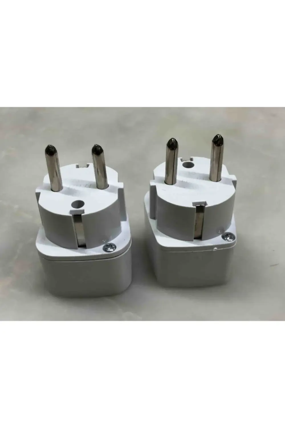 2 Adet Ingiltere Amerikan Fişlerini Türk Tipi Yeni Model Topraklı