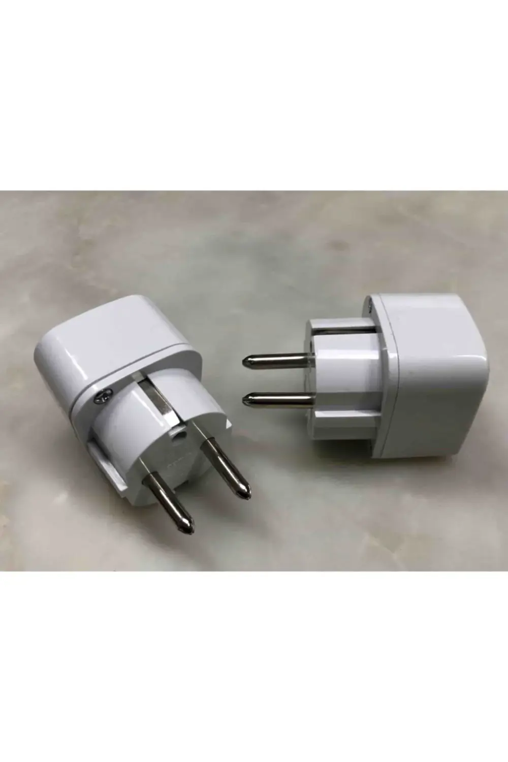 2 Adet Ingiltere Amerikan Fişlerini Türk Tipi Yeni Model Topraklı