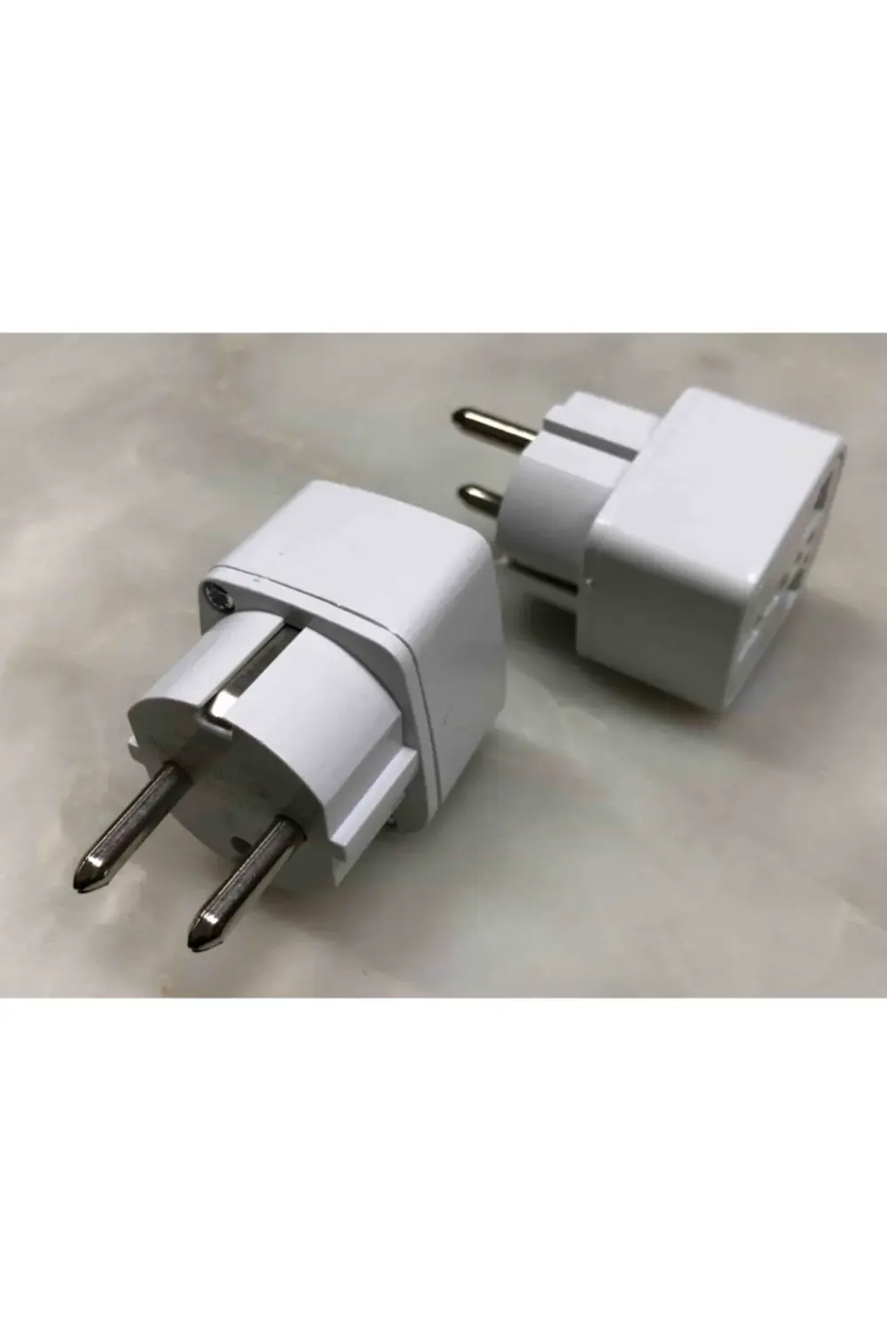 2 Adet Ingiltere Amerikan Fişlerini Türk Tipi Yeni Model Topraklı