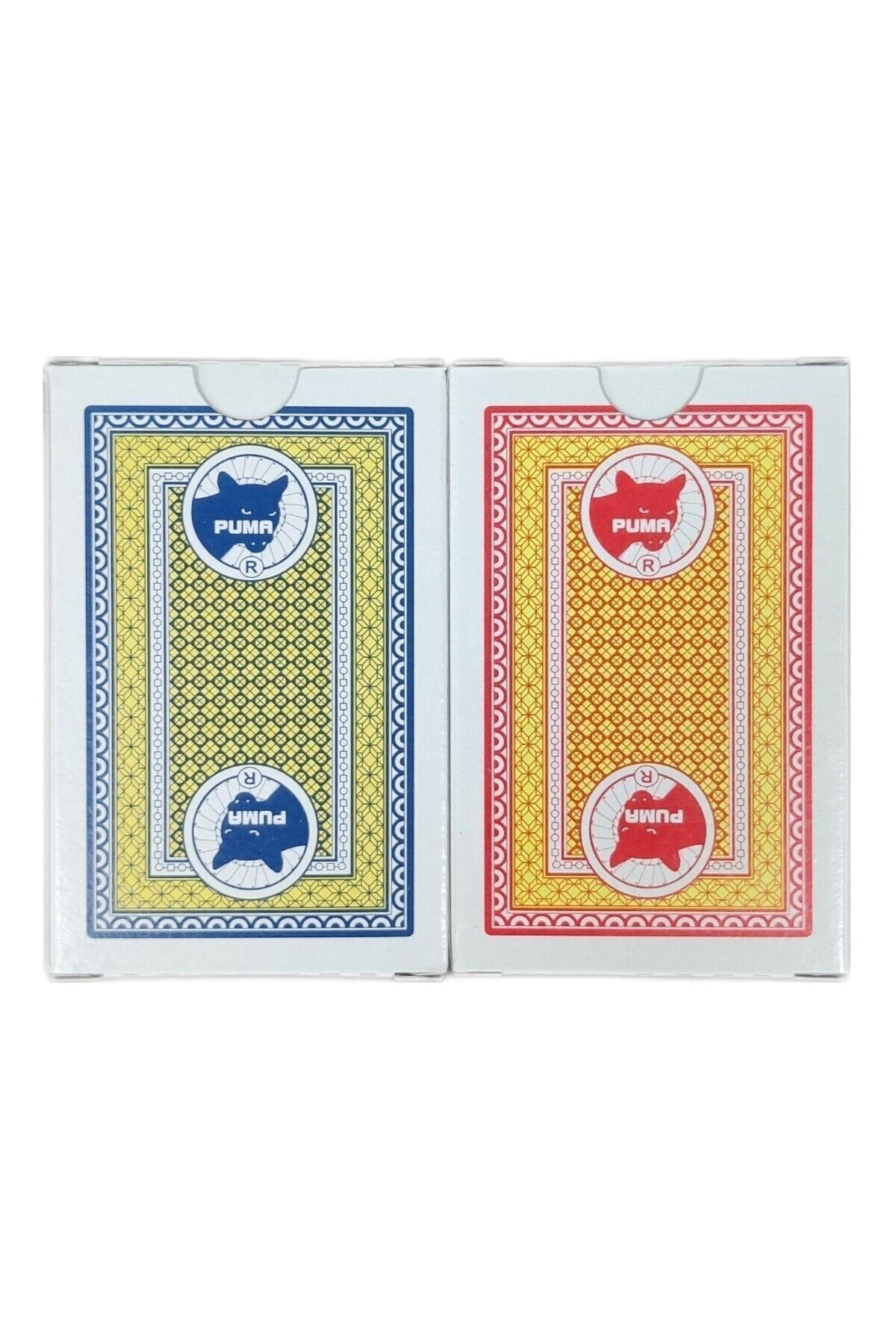 Gül Kirtasiye 2 Adet İskambil Standart Pişti Oyun Kağıdı Briç Batak 52 Oyun Kağ