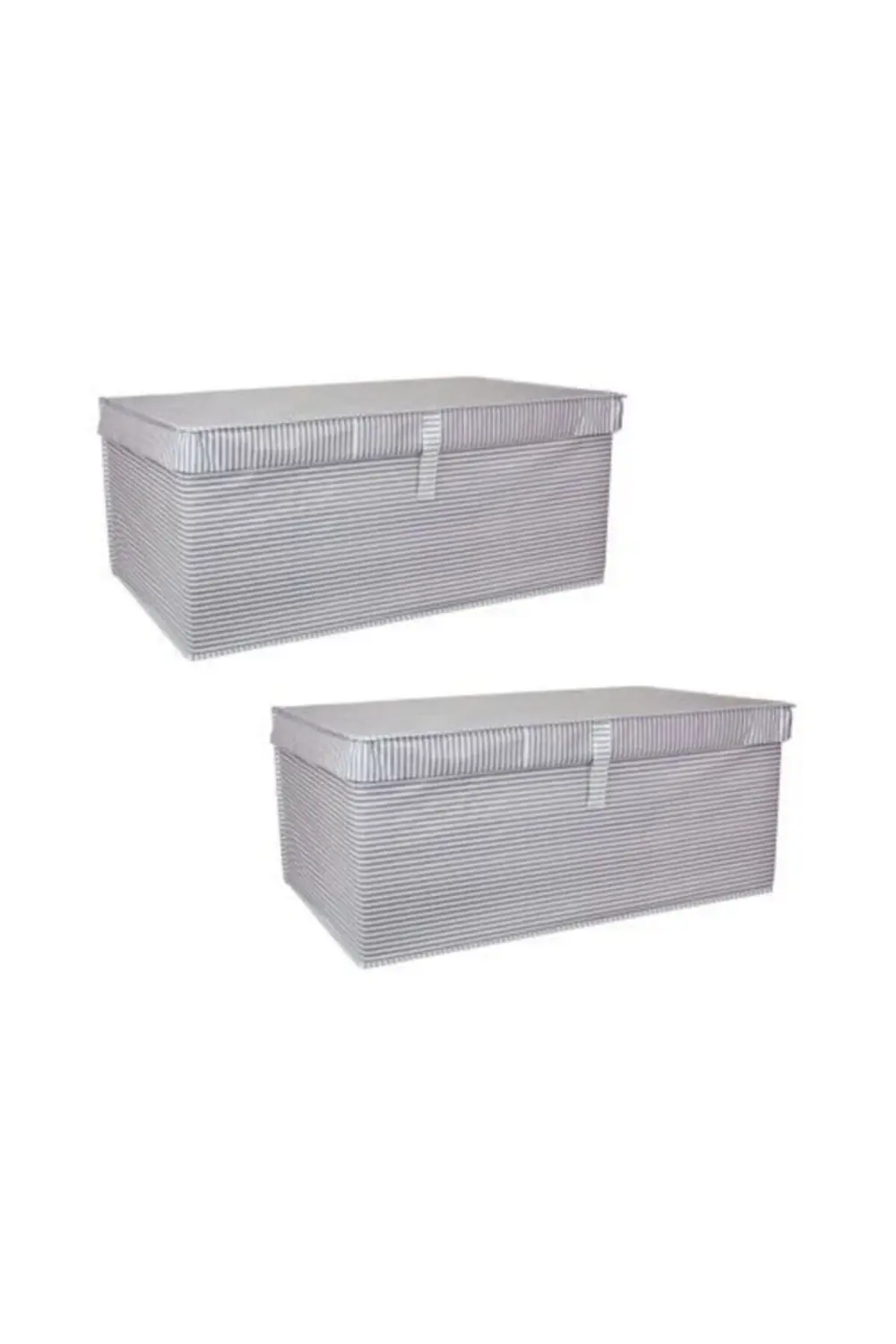 2 Adet - Kapaklı Çok Amaçlı(Çamaşır-saklama-düzenleme Vb) Hurç, K