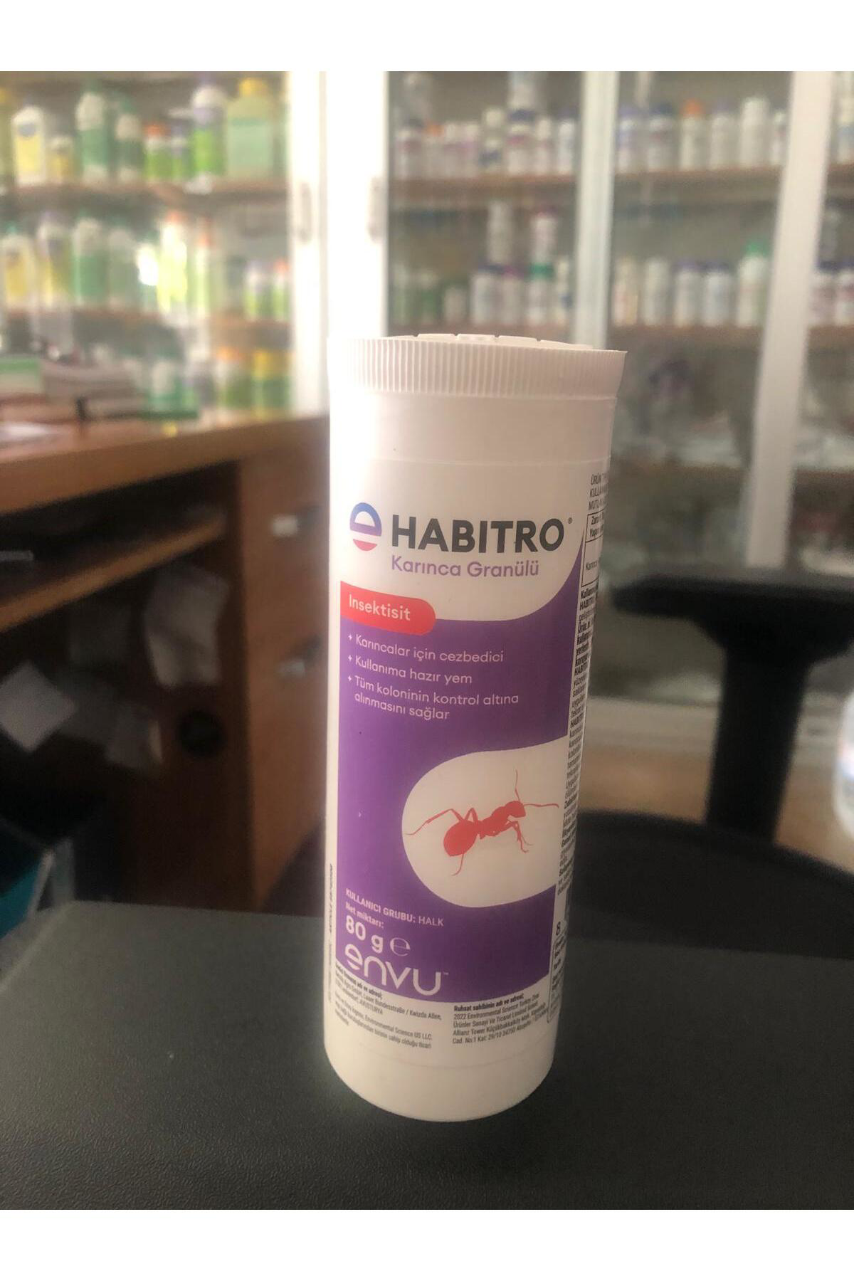 2 Adet Karınca Ilacı Habitro Karınca Beyaz Toz Granülü 80gr