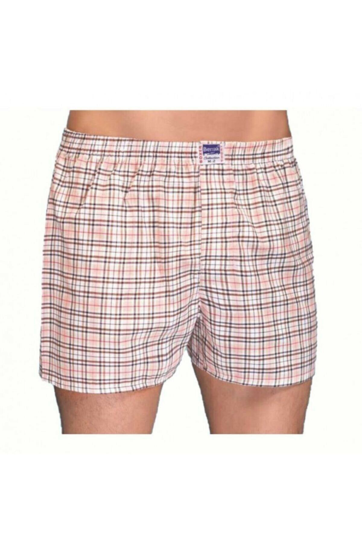 2 Adet Karışık Renk Poplin Boxer