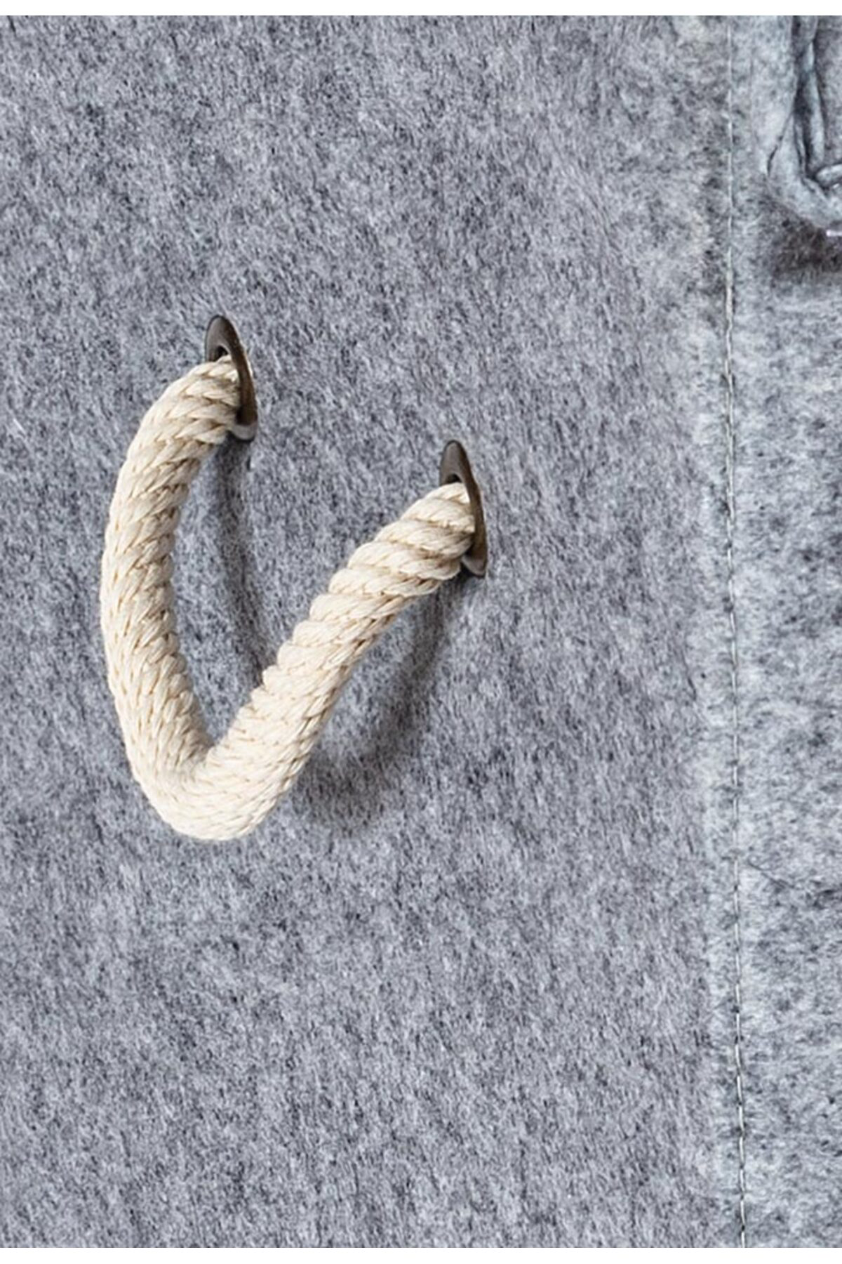 Pazar Kapısı 2 Adet Keçe Kapaklı Çok Amaçlı Mega Kutu Kirli Çamaşır Sepeti Set