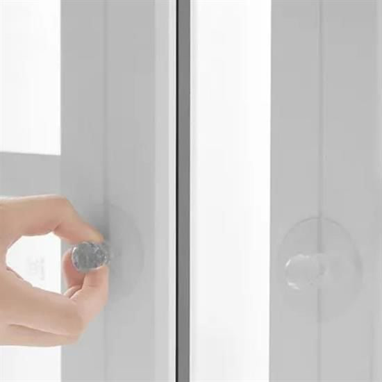 2 Adet Kristal Kendiliğinden Güçlü Yapışkanlı Kulp Askısı Tutma K