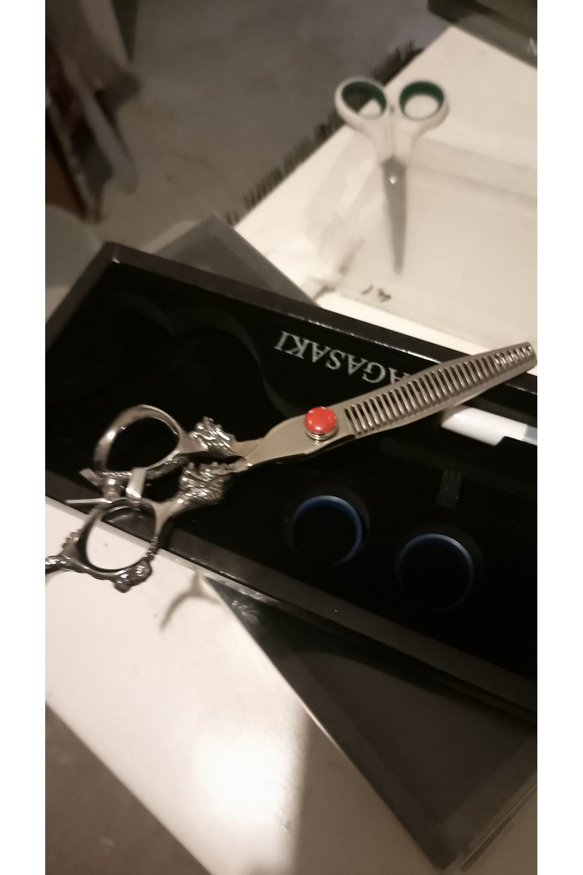 Nagazi 2 Adet Kuaför Makası Seti Efile Ve Düz Kesim