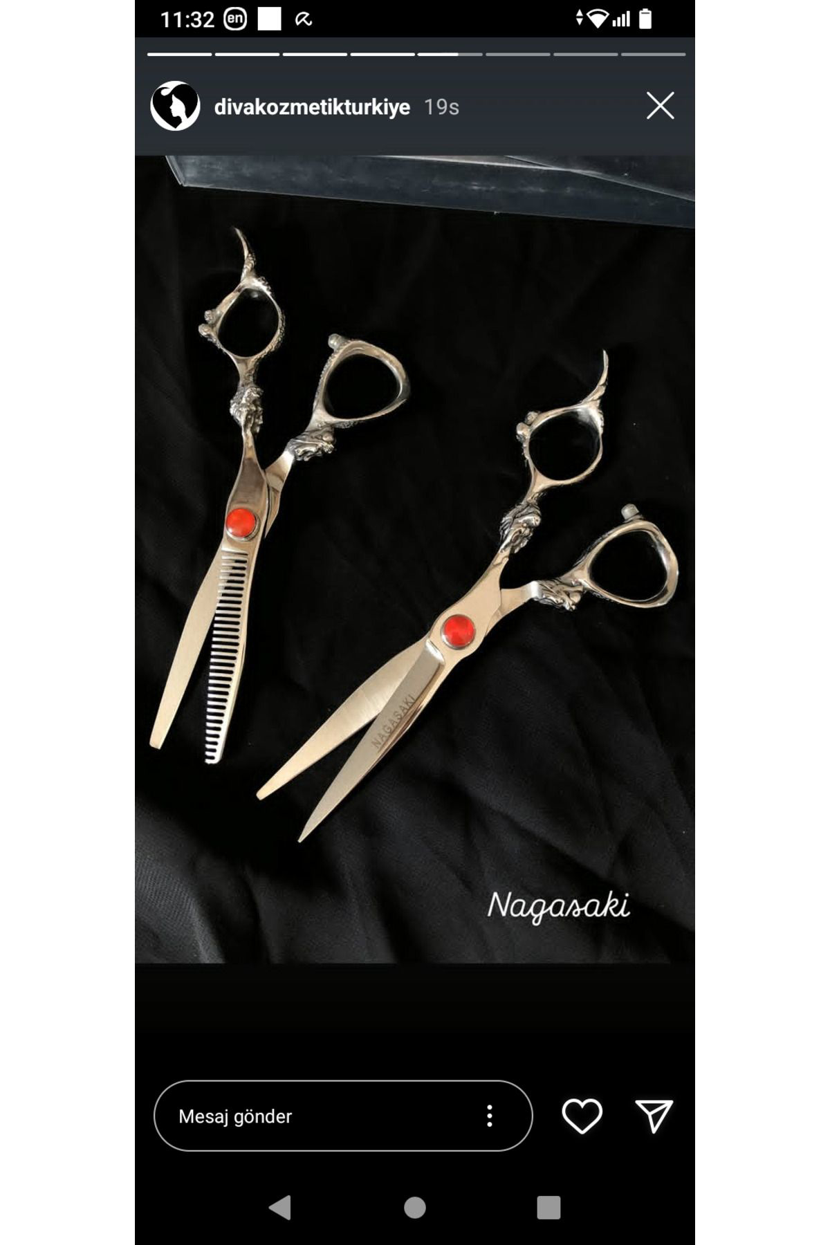 Nagazi 2 Adet Kuaför Makası Seti Efile Ve Düz Kesim