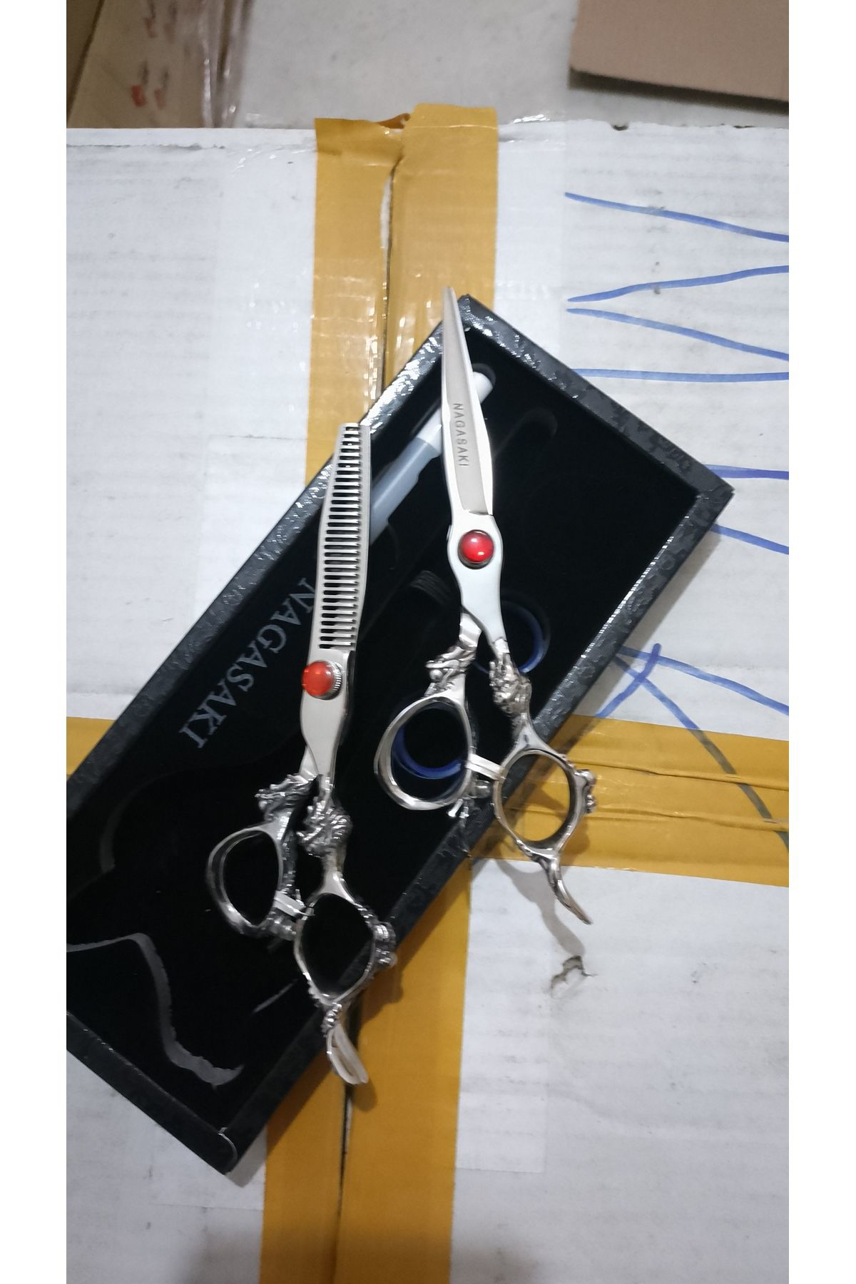 Nagazi 2 Adet Kuaför Makası Seti Efile Ve Düz Kesim