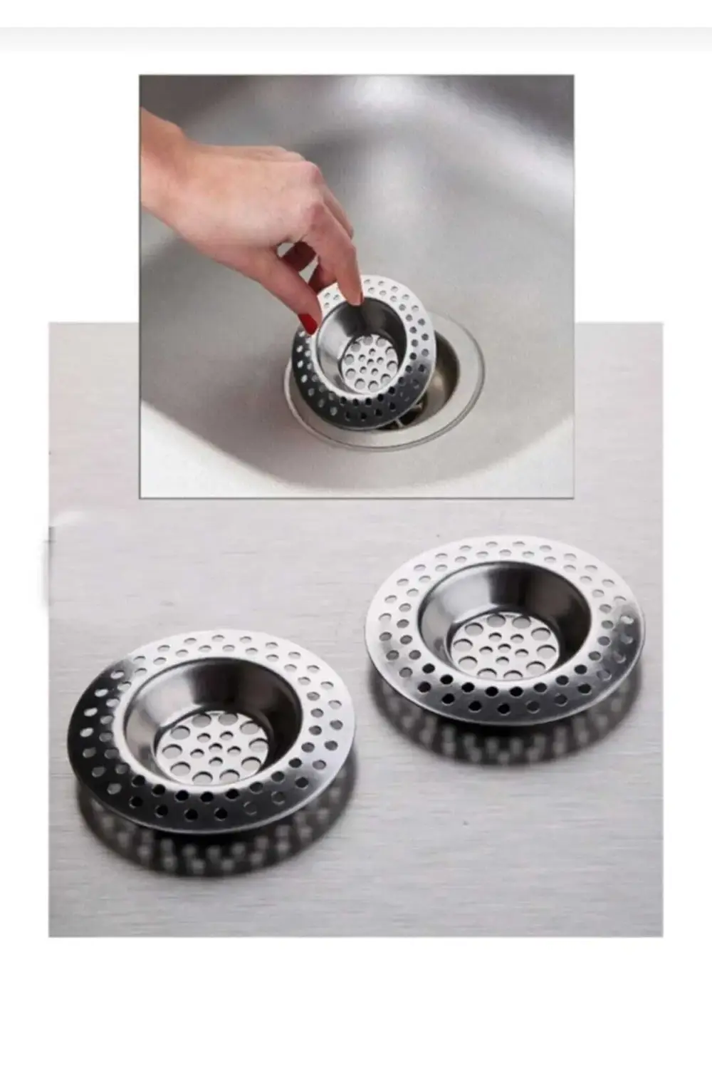 2 Adet Lavabo Süzgeci Metal Paslanmaz Süzgeç Fiyatı, Yorumları ve Özellikleri