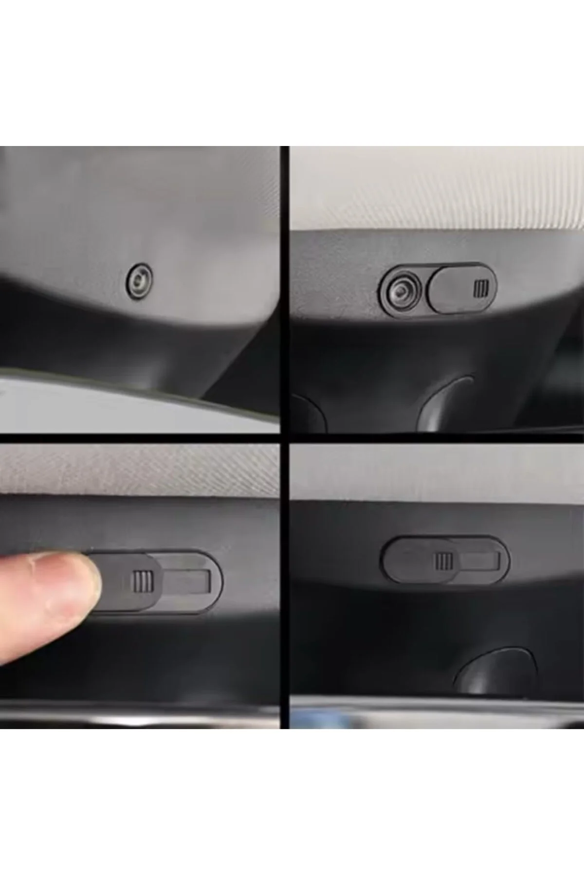2 Adet Li Parts Tesla Model Y Juniper ve Model Y/3 ve Standart Model Uyumlu Kamera Kapatıcı, Kame