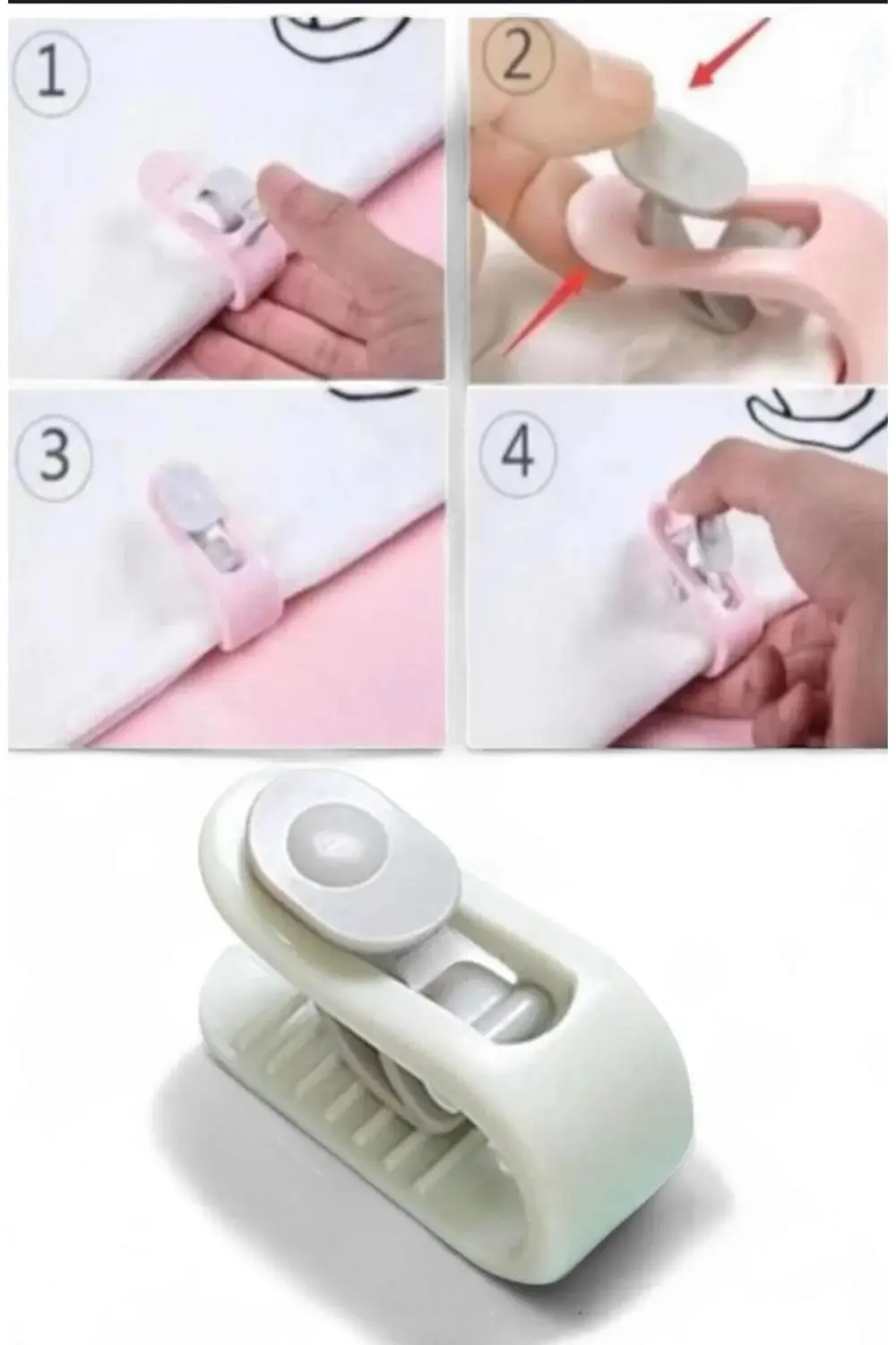 2 Adet Mandallı Yorgan Sabitleyici Klips | Kaymaz ve Pratik Kulla