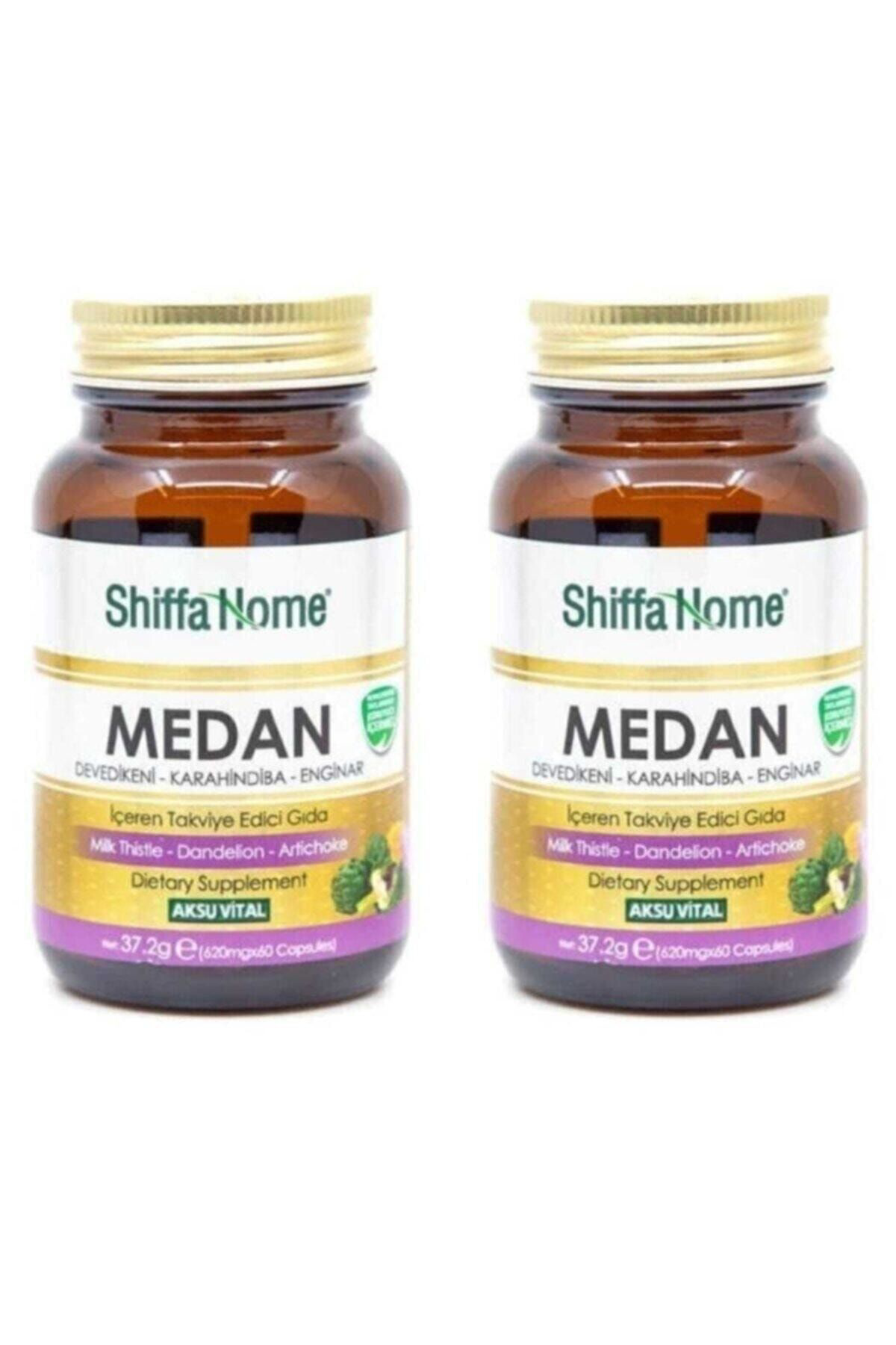2 Adet Medan Devedikeni-Enginar-Hindiba 620 mg-60 Kapsül