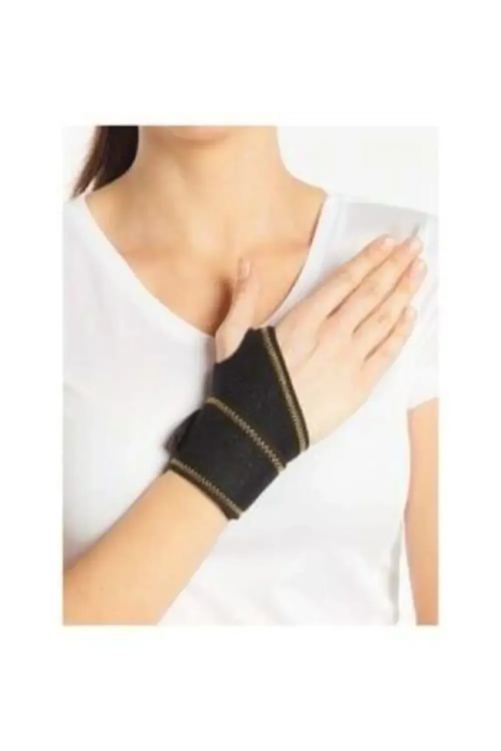 2 Adet Medikal Ortopedik El Bilek Bandajı Statik El Bilek Ateli S